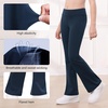 image:imageStelle Girls Flare Leggings High Waisted for Dance Yoga School Daily Wear  ButterySoftBreathable 4way stretch fabric with flared designMoisturewicking comfort for yogaDanceSchool casual outfit1pc Navy