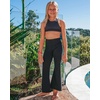 image:imageStelle Girls Flare Leggings High Waisted for Dance Yoga School Daily Wear  ButterySoftBreathable 4way stretch fabric with flared designMoisturewicking comfort for yogaDanceSchool casual outfit3 Pcs Blackpinkdusty Lavender