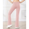 image:imageStelle Girls Flare Leggings High Waisted for Dance Yoga School Daily Wear  ButterySoftBreathable 4way stretch fabric with flared designMoisturewicking comfort for yogaDanceSchool casual outfit1pc Pink