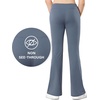 image:imageStelle Girls Flare Leggings High Waisted for Dance Yoga School Daily Wear  ButterySoftBreathable 4way stretch fabric with flared designMoisturewicking comfort for yogaDanceSchool casual outfit1pc Grey Blue