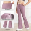 image:imageStelle Girls Flare Leggings High Waisted for Dance Yoga School Daily Wear  ButterySoftBreathable 4way stretch fabric with flared designMoisturewicking comfort for yogaDanceSchool casual outfit1pc Dusty Lavender