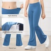 image:imageStelle Girls Flare Leggings High Waisted for Dance Yoga School Daily Wear  ButterySoftBreathable 4way stretch fabric with flared designMoisturewicking comfort for yogaDanceSchool casual outfit1pc Blue