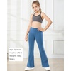 image:imageStelle Girls Flare Leggings High Waisted for Dance Yoga School Daily Wear  ButterySoftBreathable 4way stretch fabric with flared designMoisturewicking comfort for yogaDanceSchool casual outfit1pc Blue