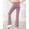 image:imageStelle Girls Flare Leggings High Waisted for Dance Yoga School Daily Wear  ButterySoftBreathable 4way stretch fabric with flared designMoisturewicking comfort for yogaDanceSchool casual outfit1pc Dusty Lavender