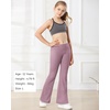 image:imageStelle Girls Flare Leggings High Waisted for Dance Yoga School Daily Wear  ButterySoftBreathable 4way stretch fabric with flared designMoisturewicking comfort for yogaDanceSchool casual outfit1pc Dusty Lavender