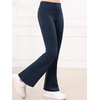 image:imageStelle Girls Flare Leggings High Waisted for Dance Yoga School Daily Wear  ButterySoftBreathable 4way stretch fabric with flared designMoisturewicking comfort for yogaDanceSchool casual outfit1pc Navy