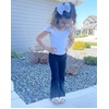 image:imageStelle Girls Flare Leggings High Waisted for Dance Yoga School Daily Wear  ButterySoftBreathable 4way stretch fabric with flared designMoisturewicking comfort for yogaDanceSchool casual outfit2 Pcs Blackoceanic