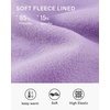 image:imageStelle Girls Fleece Lined Leggings with Hidden Pocket High Waisted 2 Packs  Warm Fleece LiningHidden PocketHighWaisted FitSoft 4Way StretchMoistureWicking Comfort for YogaDance Winter WearLilac
