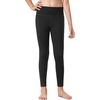 image:imageStelle Girls Fleece Lined Leggings with Hidden Pocket High Waisted 2 Packs  Warm Fleece LiningHidden PocketHighWaisted FitSoft 4Way StretchMoistureWicking Comfort for YogaDance Winter WearA1black Fleece Lined