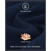 image:imageStelle Girls Fleece Lined Leggings with Hidden Pocket High Waisted 2 Packs  Warm Fleece LiningHidden PocketHighWaisted FitSoft 4Way StretchMoistureWicking Comfort for YogaDance Winter WearA2navy