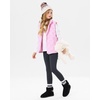 image:imageStelle Girls Fleece Lined Leggings with Hidden Pocket High Waisted 2 Packs  Warm Fleece LiningHidden PocketHighWaisted FitSoft 4Way StretchMoistureWicking Comfort for YogaDance Winter WearA3charcoal