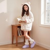 image:imageStelle Girls Winter Boots Faux Fur Lined FoldDown Collar  Faux Suede UpperNonSlip TPR OutsolePullOnLightweightCozy Snow Boots for ToddlerLittle Kid amp Big KidLavender