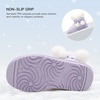 image:imageStelle Girls Winter Boots Fuzzy Snow Boots for Kids  Faux Fur Lined Cozy amp Lightweight Faux Suede Upper Easy PullOn NonSlip TPR Outsole Warm Winter BootsLavender