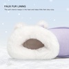 image:imageStelle Girls Winter Boots Fuzzy Snow Boots for Kids  Faux Fur Lined Cozy amp Lightweight Faux Suede Upper Easy PullOn NonSlip TPR Outsole Warm Winter BootsLavender