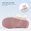 image:imageStelle Girls Winter Boots Fuzzy Snow Boots for Kids  Faux Fur Lined Cozy amp Lightweight Faux Suede Upper Easy PullOn NonSlip TPR Outsole Warm Winter BootsWarm Pink