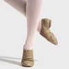 image:imageStelle Jazz Shoes for Women Leather Dance Shoes Unisex  Genuine leather Split sole design Breathable comfort Arch support Nonslip outsole Flexible movementLatte