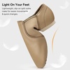 image:imageStelle Jazz Shoes for Women Leather Dance Shoes Unisex  Genuine leather Split sole design Breathable comfort Arch support Nonslip outsole Flexible movementLatte