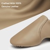 image:imageStelle Jazz Shoes for Women Leather Dance Shoes Unisex  Genuine leather Split sole design Breathable comfort Arch support Nonslip outsole Flexible movementLatte