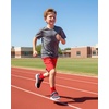 image:imageStelle Kids Sneakers Girls Tennis Shoes NonSlip Lightweight Breathable Athletic Sports Running Shoes2MLGrey