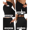image:imageStelle Leggings for Women with Pockets Workout Mid Waisted Yoga Pants  Flattering midwaisted fit Buttery soft Fourway stretch Breathable 2 Side pockets Fitness Workout Active performanceBlack