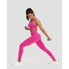 image:imageStelle Leggings for Women with Pockets Workout Mid Waisted Yoga Pants  Flattering midwaisted fit Buttery soft Fourway stretch Breathable 2 Side pockets Fitness Workout Active performanceDreamhouse Pink