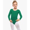 image:imageStelle Long Sleeve Ballet Leotards for Girls Dance Leotard Gymnastics Ballet Outfits ToddlerLittle KidBig Kid  Soft cotton Breathable Full front lining Ballet Gymnastic Performance Party Cheer leading Toddler Little Big KidsGreen
