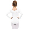 image:imageStelle Long Sleeve Ballet Leotards for Girls Dance Leotard Gymnastics Ballet Outfits ToddlerLittle KidBig Kid  Soft cotton Breathable Full front lining Ballet Gymnastic Performance Party Cheer leading Toddler Little Big KidsWhite