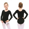 image:imageStelle Long Sleeve Ballet Leotards for Girls Dance Leotard Gymnastics Ballet Outfits ToddlerLittle KidBig Kid  Soft cotton Breathable Full front lining Ballet Gymnastic Performance Party Cheer leading Toddler Little Big KidsBlack
