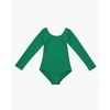 image:imageStelle Long Sleeve Ballet Leotards for Girls Dance Leotard Gymnastics Ballet Outfits ToddlerLittle KidBig Kid  Soft cotton Breathable Full front lining Ballet Gymnastic Performance Party Cheer leading Toddler Little Big KidsGreen
