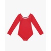 image:imageStelle Long Sleeve Ballet Leotards for Girls Dance Leotard Gymnastics Ballet Outfits ToddlerLittle KidBig Kid  Soft cotton Breathable Full front lining Ballet Gymnastic Performance Party Cheer leading Toddler Little Big KidsRed