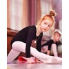 image:imageStelle Long Sleeve Ballet Leotards for Girls Dance Leotard Gymnastics Ballet Outfits ToddlerLittle KidBig Kid  Soft cotton Breathable Full front lining Ballet Gymnastic Performance Party Cheer leading Toddler Little Big KidsBlack