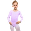 image:imageStelle Long Sleeve Ballet Leotards for Girls Dance Leotard Gymnastics Ballet Outfits ToddlerLittle KidBig Kid  Soft cotton Breathable Full front lining Ballet Gymnastic Performance Party Cheer leading Toddler Little Big KidsPurple