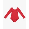 image:imageStelle Long Sleeve Ballet Leotards for Girls Dance Leotard Gymnastics Ballet Outfits ToddlerLittle KidBig Kid  Soft cotton Breathable Full front lining Ballet Gymnastic Performance Party Cheer leading Toddler Little Big KidsRed