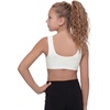 image:imageStelle Seamless Training Bras for Girls Teen Sport Bras 615Y  MultiPacks Cotton Double Layer Bralette Scoop Neck NoShow Sorf Comfort Padding Girl Bras for School Active3 White