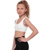 image:imageStelle Seamless Training Bras for Girls Teen Sport Bras 615Y  MultiPacks Cotton Double Layer Bralette Scoop Neck NoShow Sorf Comfort Padding Girl Bras for School Active3 White
