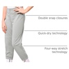 image:imageStelle Softball Pants for Girls Youth with Pockets for Kids Fastpitch  Tee ball Belt Loops Abrasionresistant Double Knee Performance Practice Game Day Elastic Leg OpeningsLight Grey