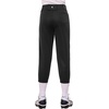 image:imageStelle Softball Pants for Girls Youth with Pockets for Kids Fastpitch  Tee ball Belt Loops Abrasionresistant Double Knee Performance Practice Game Day Elastic Leg OpeningsBlack
