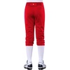 image:imageStelle Softball Pants for Girls Youth with Pockets for Kids Fastpitch  Tee ball Belt Loops Abrasionresistant Double Knee Performance Practice Game Day Elastic Leg OpeningsRed