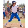 image:imageStelle Softball Pants for Girls Youth with Pockets for Kids Fastpitch  Tee ball Belt Loops Abrasionresistant Double Knee Performance Practice Game Day Elastic Leg OpeningsBlue