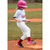 image:imageStelle Softball Pants for Girls Youth with Pockets for Kids Fastpitch  Tee ball Belt Loops Abrasionresistant Double Knee Performance Practice Game Day Elastic Leg OpeningsWhite