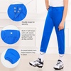 image:imageStelle Softball Pants for Girls Youth with Pockets for Kids Fastpitch  Tee ball Belt Loops Abrasionresistant Double Knee Performance Practice Game Day Elastic Leg OpeningsBlue