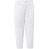 image:imageStelle Softball Pants for Girls Youth with Pockets for Kids Fastpitch  Tee ball Belt Loops Abrasionresistant Double Knee Performance Practice Game Day Elastic Leg OpeningsWhite