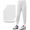 image:imageStelle Softball Pants for Girls Youth with Pockets for Kids Fastpitch  Tee ball Belt Loops Abrasionresistant Double Knee Performance Practice Game Day Elastic Leg OpeningsLight Grey