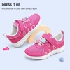 image:imageStelle Tennis Shoes for Girls Kids Sneakers  NonSlip Sole Lightweight Breathable Athletic Sports Running Shoes for ToddlerLittle KidBig KidFuchsiacharms