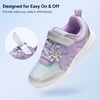 image:imageStelle Tennis Shoes for Girls Kids Sneakers  NonSlip Sole Lightweight Breathable Athletic Sports Running Shoes for ToddlerLittle KidBig KidGalactic Sherbetcharms
