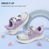 image:imageStelle Tennis Shoes for Girls Kids Sneakers  NonSlip Sole Lightweight Breathable Athletic Sports Running Shoes for ToddlerLittle KidBig KidGalactic Sherbetcharms
