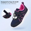 image:imageStelle Tennis Shoes for Girls Kids Sneakers  NonSlip Sole Lightweight Breathable Athletic Sports Running Shoes for ToddlerLittle KidBig KidNavycharms