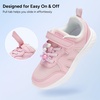 image:imageStelle Tennis Shoes for Girls Kids Sneakers  NonSlip Sole Lightweight Breathable Athletic Sports Running Shoes for ToddlerLittle KidBig KidPinkcharms