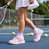 image:imageStelle Tennis Shoes for Girls Kids Sneakers  NonSlip Sole Lightweight Breathable Athletic Sports Running Shoes for ToddlerLittle KidBig KidTie Dye Marshmallowcharms