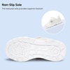 image:imageStelle Tennis Shoes for Girls Kids Sneakers  NonSlip Sole Lightweight Breathable Athletic Sports Running Shoes for ToddlerLittle KidBig KidWhitecharms